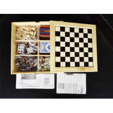 7 in 1 wooden game set